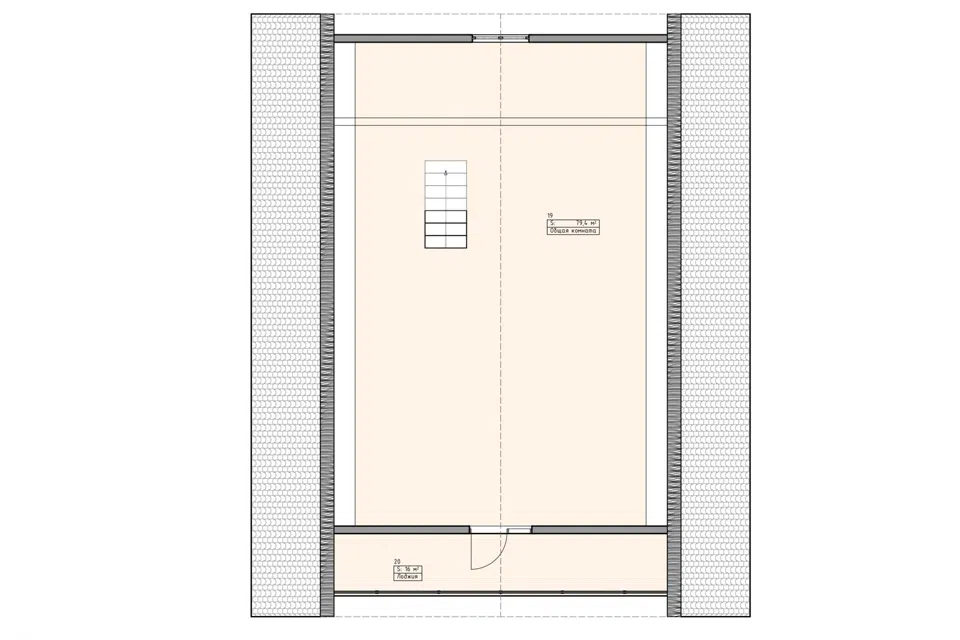Планировка проекта дома «Байкал.Уют» — 213.7 м² — лист 2