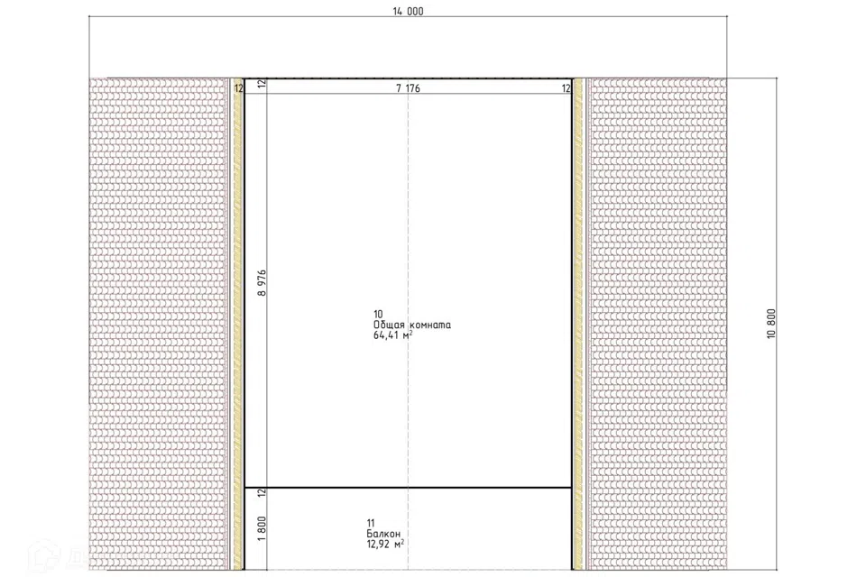 Планировка проекта дома «Жилой дом Снежный» — 209.9 м² — лист 2