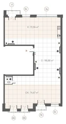 ЖК «CORSO residence» — планировка квартиры