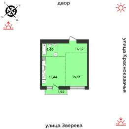 ЖК «ГЕО» — планировка квартиры