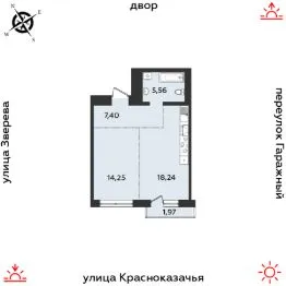 ЖК «ГЕО» — планировка квартиры