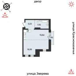 ЖК «ГЕО» — планировка квартиры