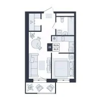 ЖК «М2 Residence» — планировка квартиры