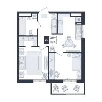 ЖК «М2 Residence» — планировка квартиры