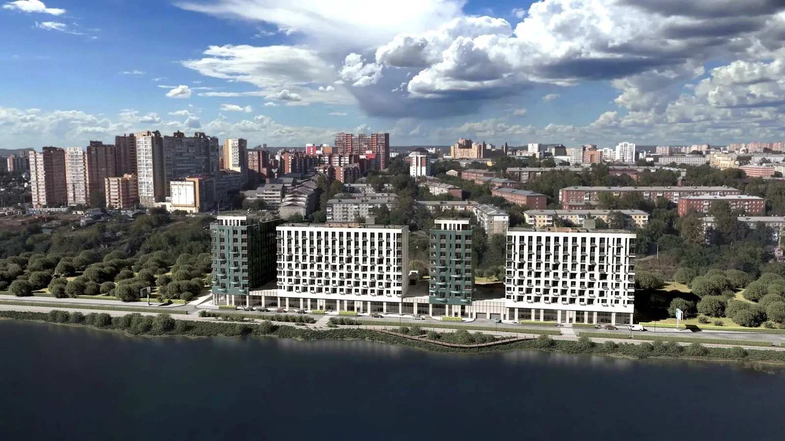 ЖК Riverang — рендер дома
