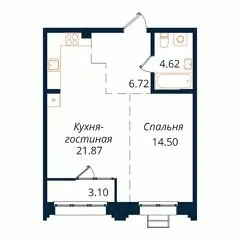 ЖК «Сибиряков» — планировка квартиры
