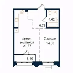 ЖК «Сибиряков» — планировка квартиры