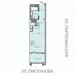ЖК «SkyLine» — планировка квартиры