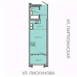 ЖК «SkyLine» — планировка квартиры