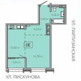 ЖК «SkyLine» — планировка квартиры
