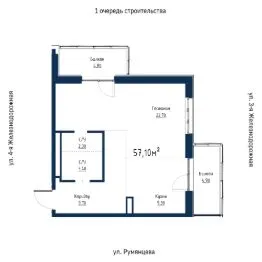 ЖК «Восход» — планировка квартиры