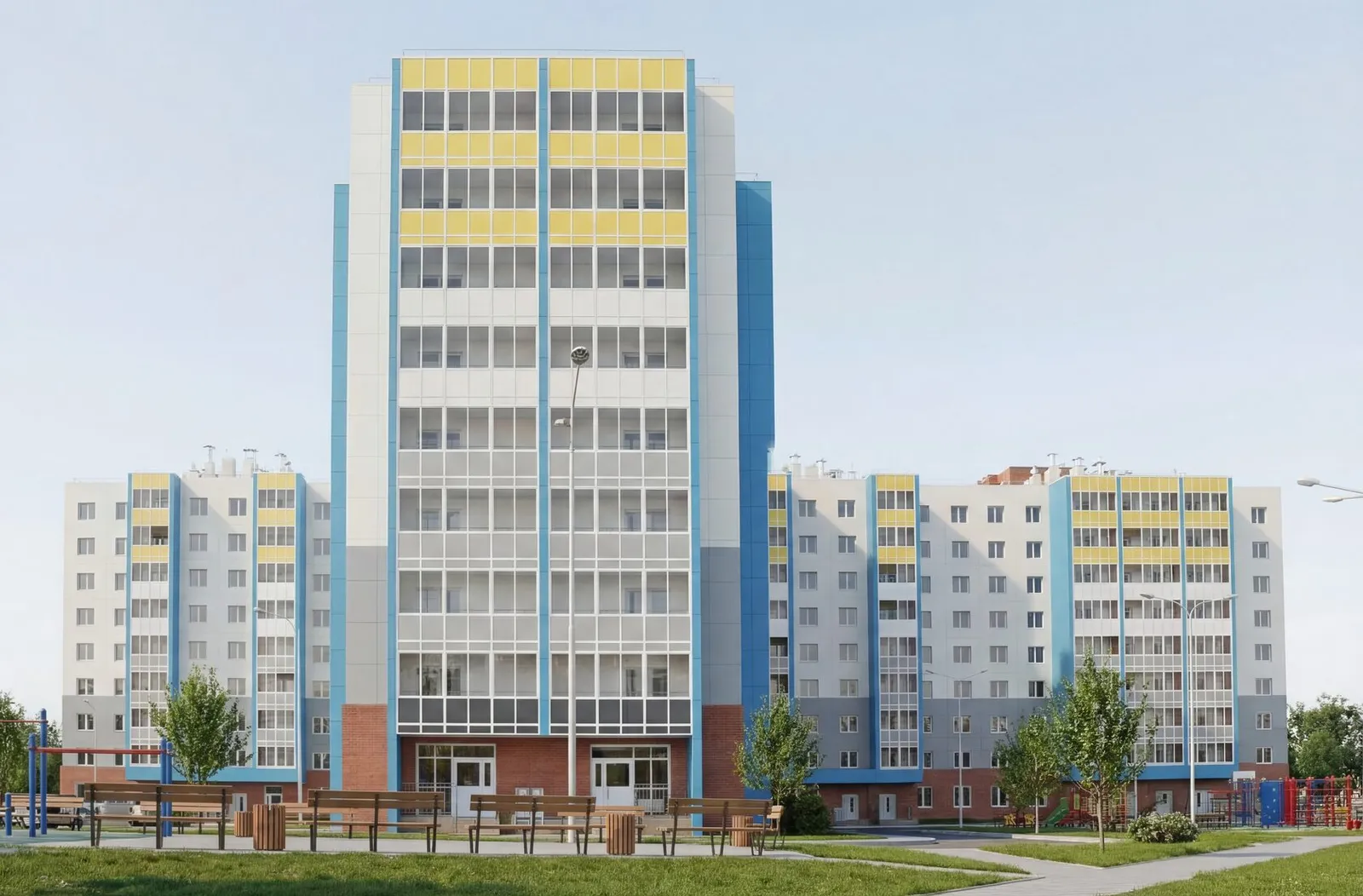ЖК «Возрождение» — корпус с детской площадкой